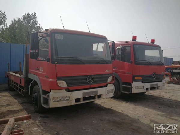 罕见的奔驰Atgeo轻型消防车，退役后可能会送往第三世界发挥余热