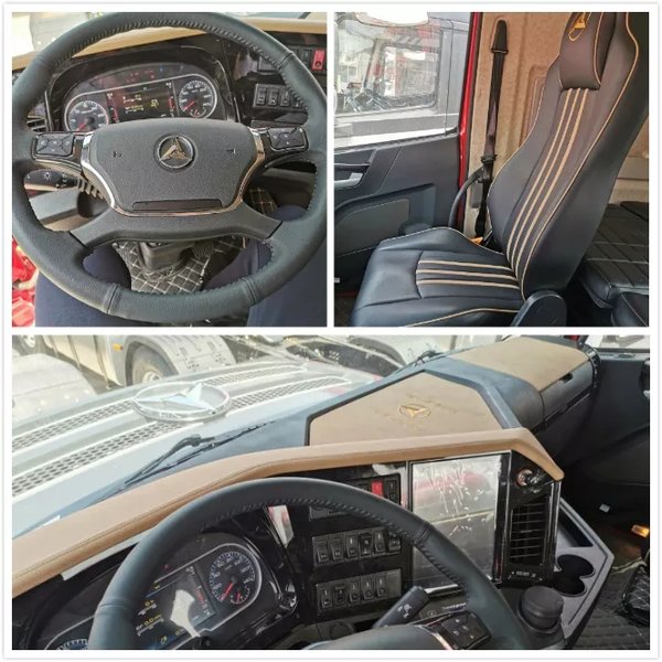 全景影像、碰撞预警……三一重卡国六车型安全配置、内饰曝光