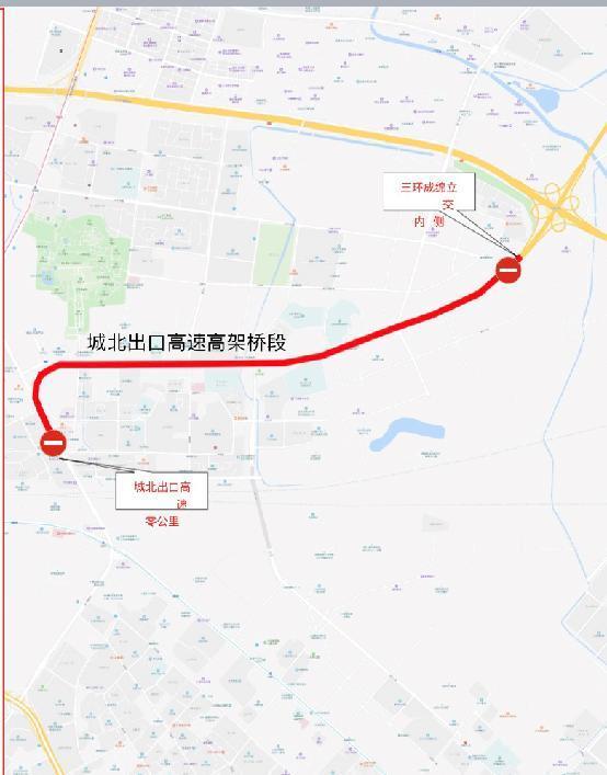 成都城北出口高速将施工 图解绕行线路