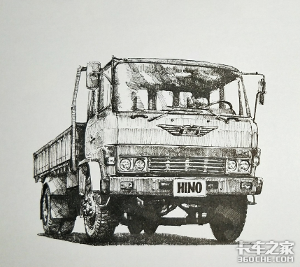 这些笔尖上的日野卡车，你开过吗？