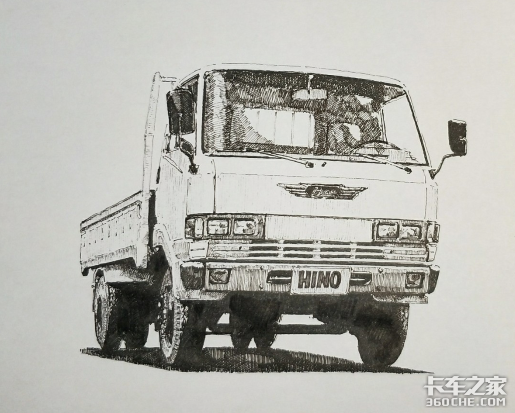 这些笔尖上的经典日野卡车,你开过吗?