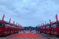 “清洁豪瀚保卫蓝天”重汽20台交车仪式