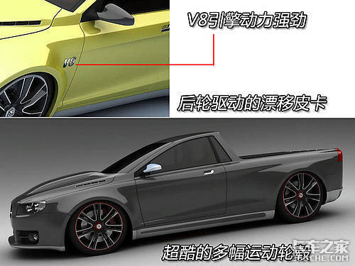 V8引擎后轮驱动 沃尔沃推V70运动皮卡