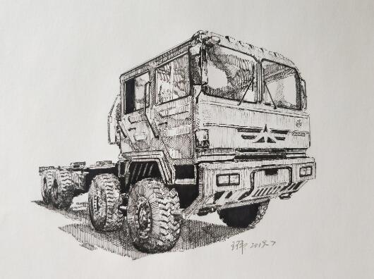 谨以这些手绘军用卡车向中国军人致敬图片列表