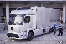 造型很科幻 奔驰Urban e-Truck概念卡车
