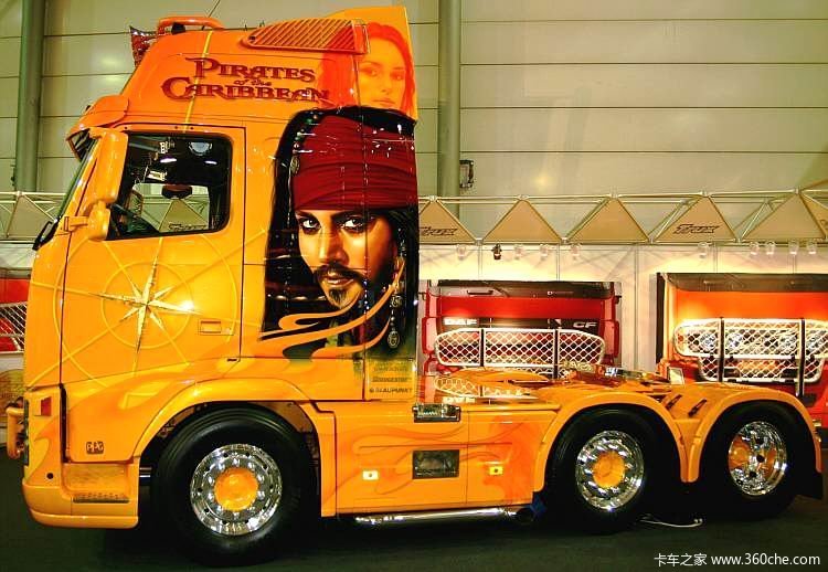 流动的艺术品欧洲彩绘卡车精彩全接触图片列表