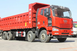 11L黄金排量发动机+排半驾驶室，解放J6P前四后八自卸车速评