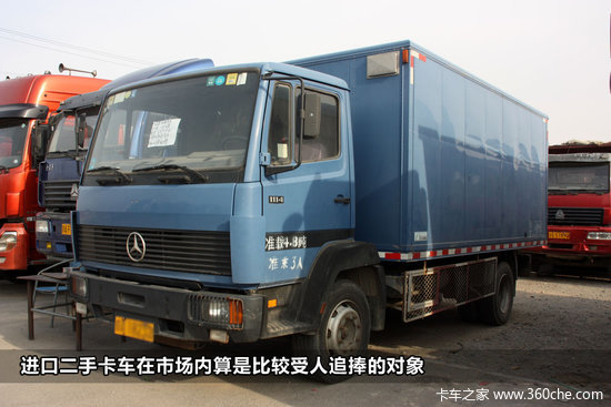 市场冷清 探访北京二手卡车交易市场