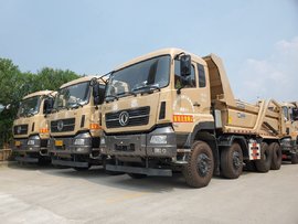 装玉柴发动机的东风天龙自卸车见过吗？据说是深圳特供版