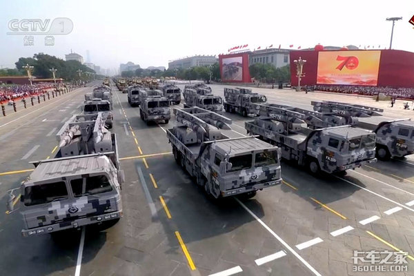 解放东风陕汽 70周年阅兵都有啥卡车？