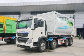 和甩挂一样方便！ 图说重汽可卸式环卫车，高度自动化