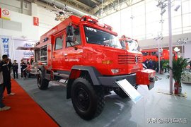 2019消防展:陕汽长头消防车亮相展台!