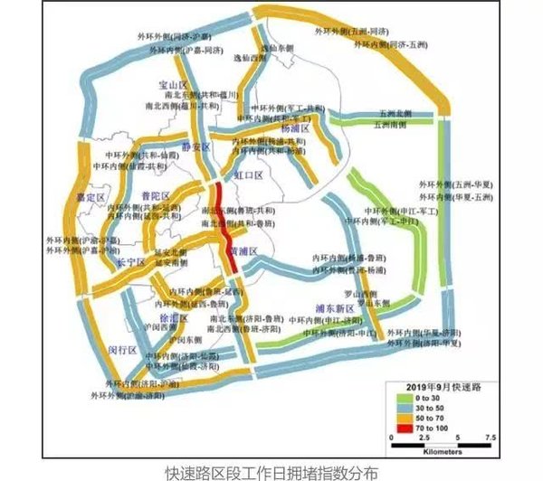 上海这些越江大桥/隧道较拥堵 注意绕行