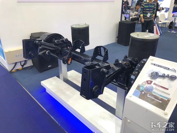 AL气囊是绝对主角 BPW车桥亮相武汉车展