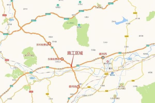 11月6日起 衢州境内G3转G60高速江西方向匝道关闭