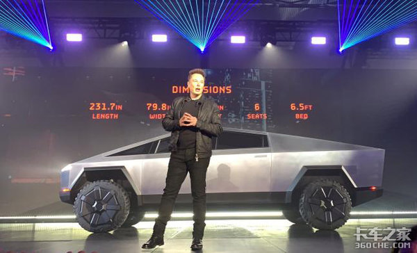 特斯拉首款电动皮卡发布，据说车窗能防弹，演示完后观众全乐了