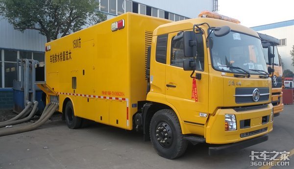 東風天錦應急救援車，發(fā)電照明排水很強