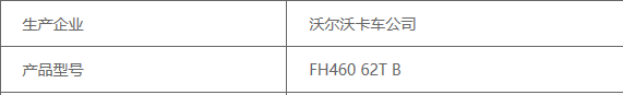 换装D13K发动机 沃尔沃国六车型来了