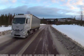 或命名为TGX  MAN全新一代卡车正在瑞典进行冬季测试
