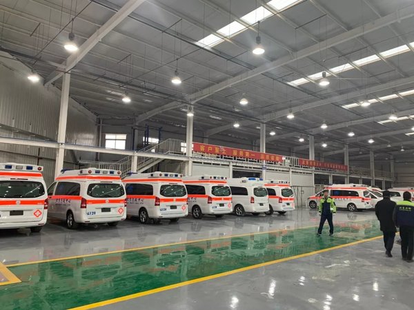 增援一线 建优成业紧急生产负压救护车
