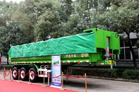 自重仅7吨 顶部带篷布 华骏全新E型厢后翻自卸半挂怎么样？