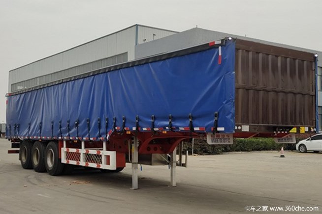 应对新法规锣响推出全新侧帘式半挂车图片列表