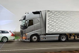 沃尔沃卡车的智能安全系统 网友：这也太让人有安全感了吧