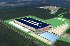 特斯拉德国超级工厂3D渲染图曝光 马斯克宏伟计划先睹为快