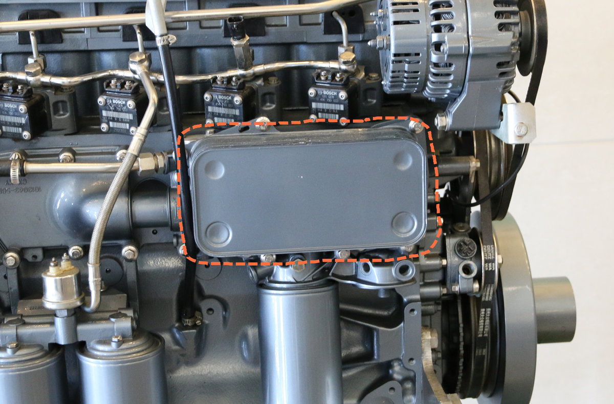 卡车小百科19机油散热器如何散热图片列表