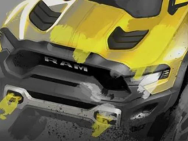 道奇RAM Rebel TRX性能版最新配置信息曝光,马力超700匹