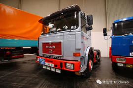 33年前就装空气悬挂 至今仍在工作 德国实拍MAN F8牵引车