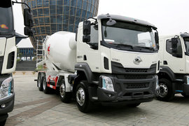 最大容积7.73方 8x4乘龙H5混凝土搅拌车图解,轻量化是亮点