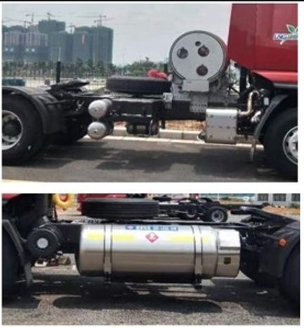 500马力燃气车、侧置双气瓶、超长轴距 乘龙H7快递运输新车型