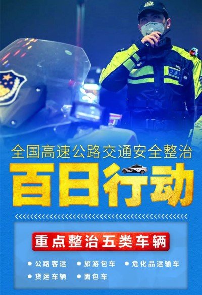 今天全国统一严查货车超速等违法行为!