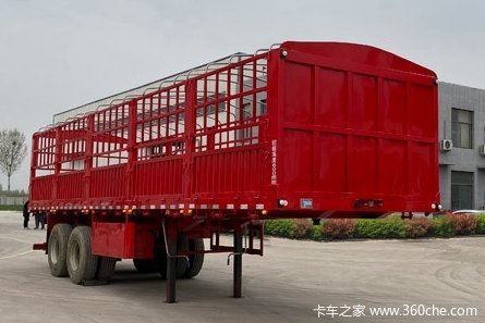 两轴仓栅半挂车横空出世 前四后八看起来真没它香!