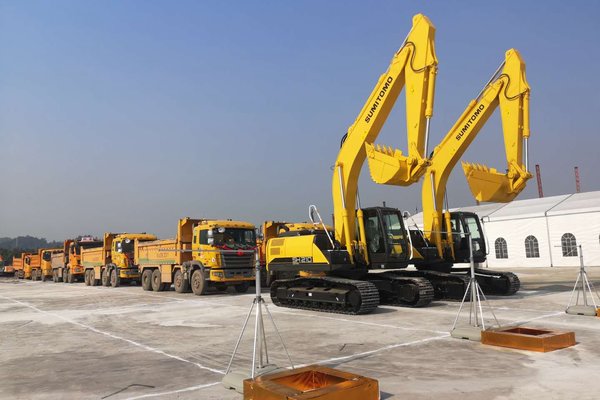 广州恒大足球场开工 承建方广州穂和购入25台江淮新型渣土车助力建设