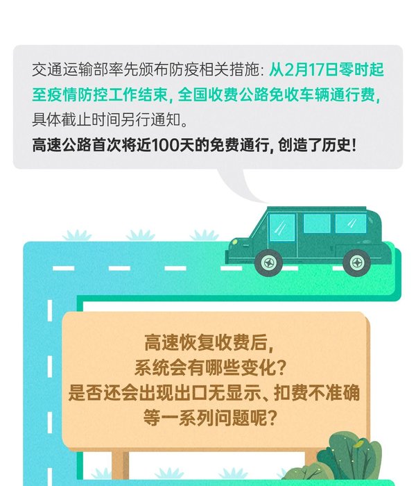 高速即将恢复收费!ETC扣费进行大调整