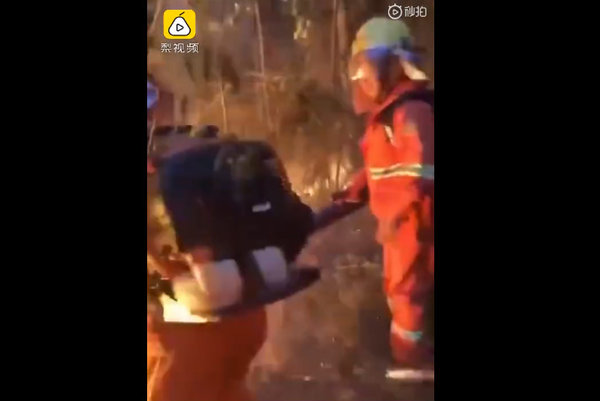 司机已被抓！货车自燃引发广东平饶山火