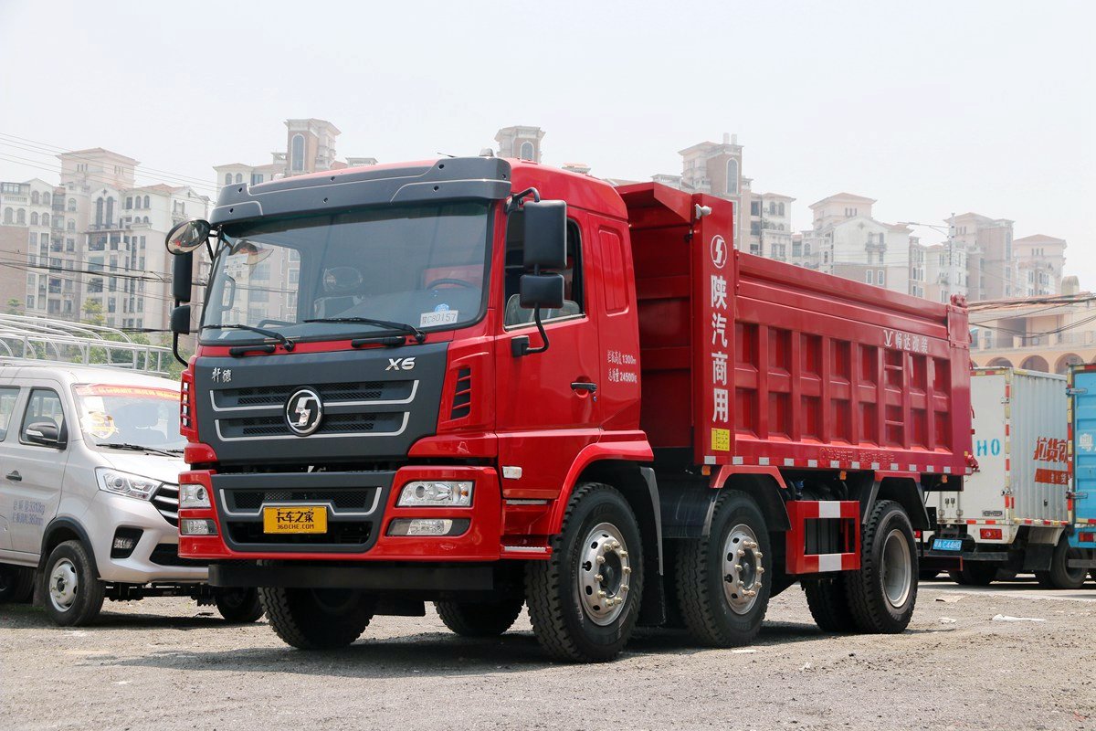 5米自卸车合规拉16吨陕汽轩德x6很能装图片列表
