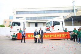 曼恩TGX高效版牵引车 批量交付台州成辉速运