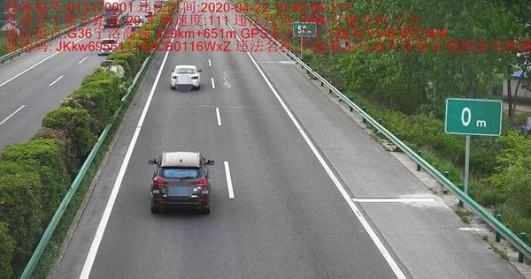 罚100不计分 安徽首套车距抓拍系统上线