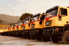 上汽红岩30辆自卸车再赴刚果（金） 批量投入非洲矿石运输