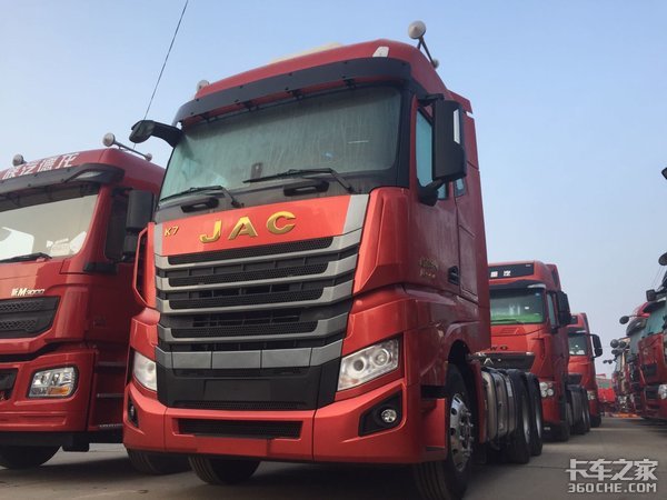 13L曼发动机+采埃孚AMT变速箱,江淮格尔发K7配置属实不一般