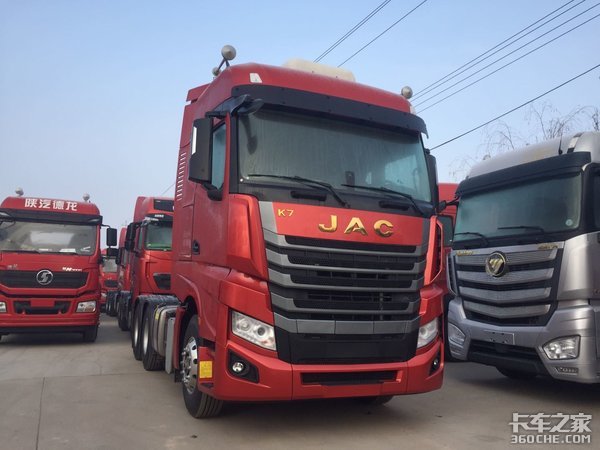 13L曼发动机+采埃孚AMT变速箱,江淮格尔发K7配置属实不一般