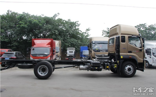 福田奥铃6米8载货车可配不同动力链,不管拉啥货都能满足