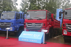 四轴自卸竟然也配提升桥！ 自重低至10吨 南骏瑞宇8x2工程车图解