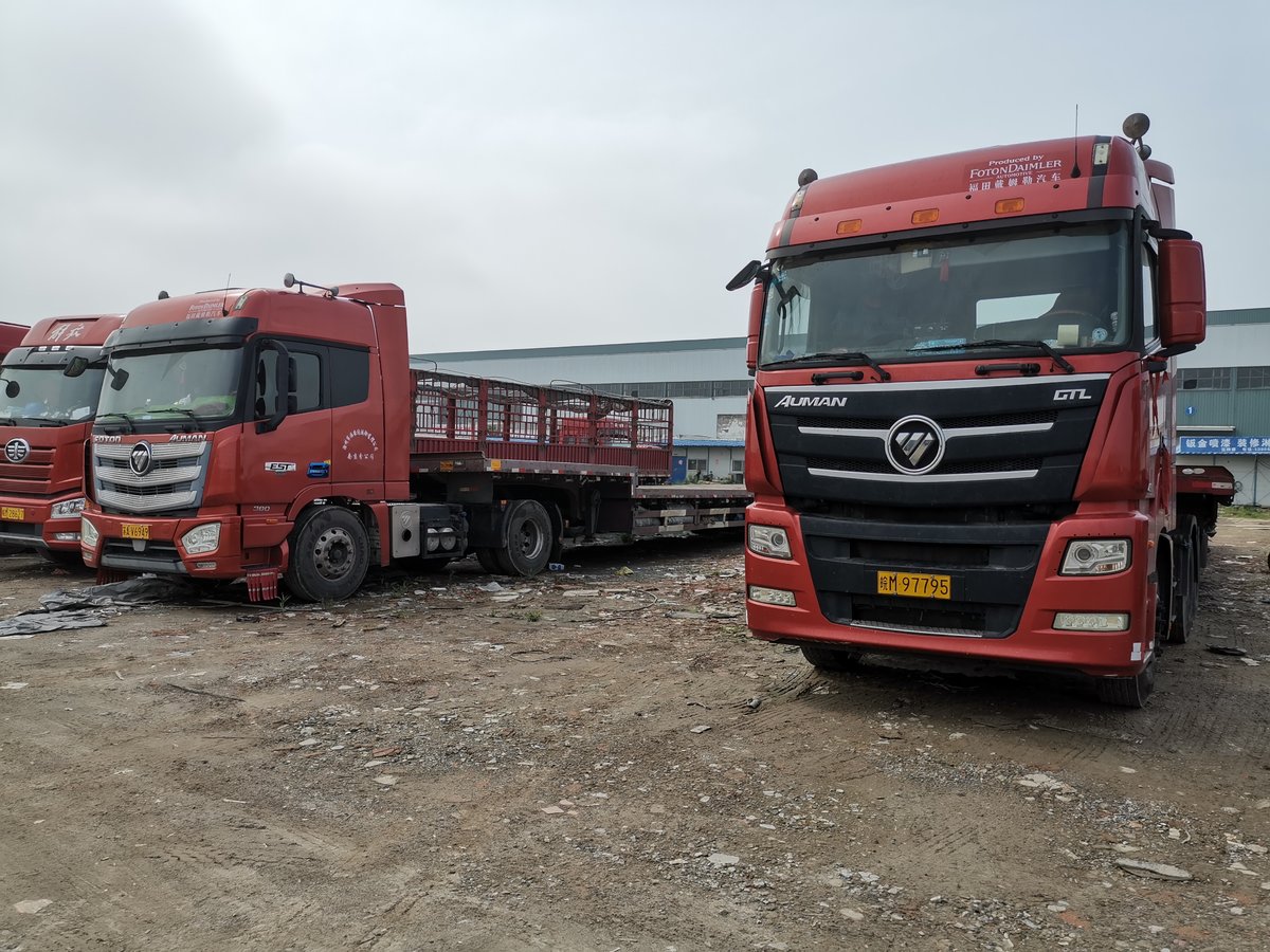 走访本地3大停车场猜猜啥品牌卡车最多图片列表