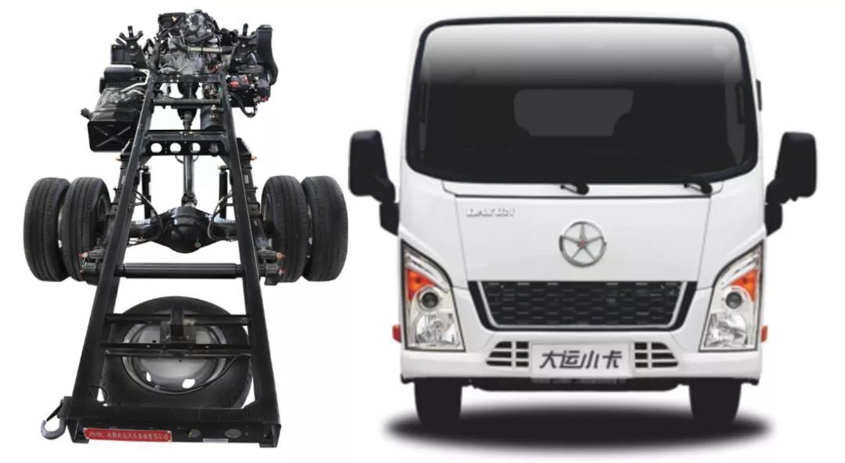 装18升汽油机国六大运小白鲨小卡图解图片列表