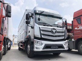 康明斯动力+法士特变速器,实拍福田欧航R系列6米8仓栅车