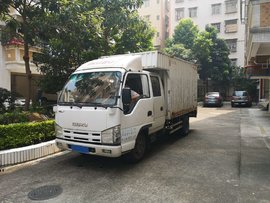 开着五十铃轻卡去搬家,装卸货比开车都累,城配司机太难了